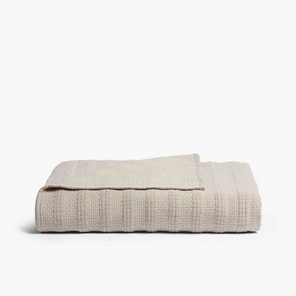 Parachute - Desert Stripe Bed Blanket Queen/King Natural - Par Natural